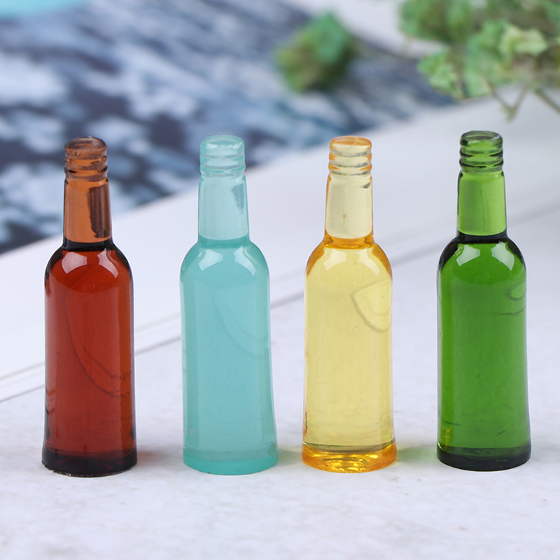 Wine Beer & Deli Reviews - 6 adet 1:12 Dollhouse Minyatür Bira