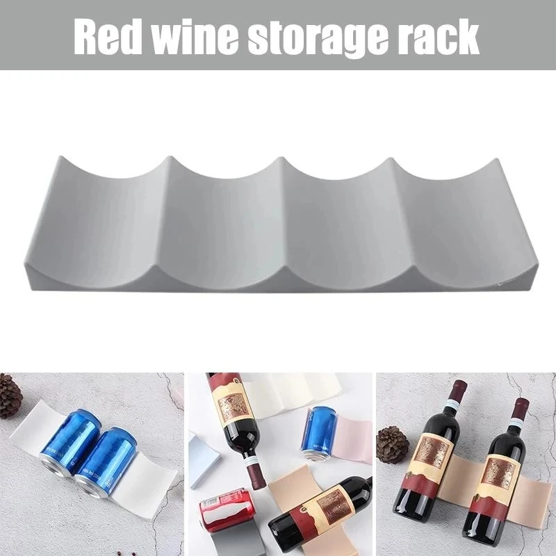 Wine Beer Refrigerator - 1 Adet İstiflenebilir Şarap Şişesi Tutucu