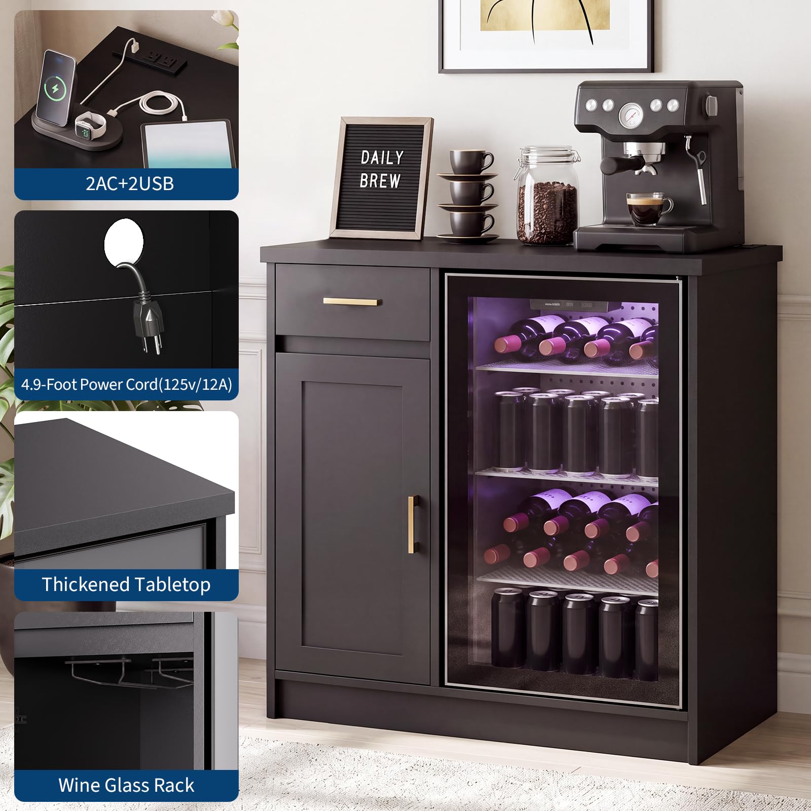 42 inç Çiftlik Evi Tarzı Şarap - Wine Beer Refrigerator incelemesi ve fiyatı