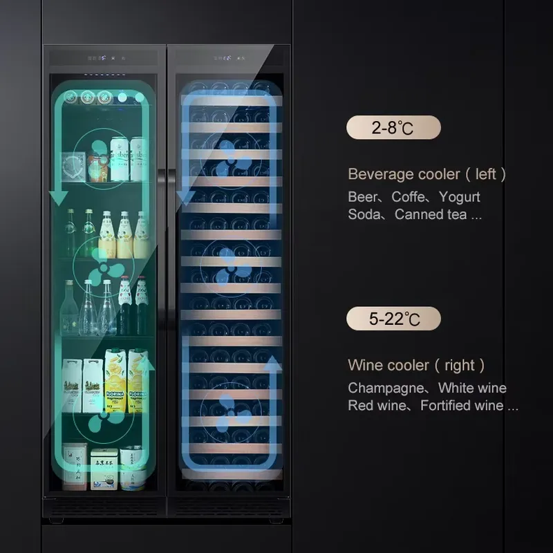 Ankastre İçecek Dolabı Çift Ka - Wine Beer Fridge incelemesi ve fiyatı