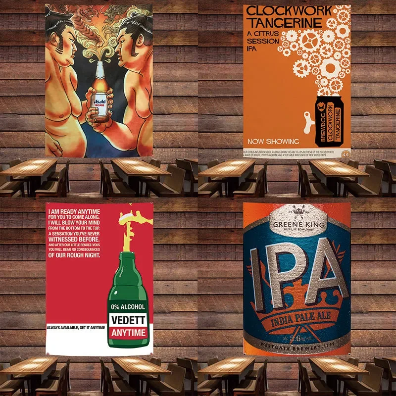 Bira \ Şarap \ Kokteyl Posteri - Wine Beer Pub incelemesi ve fiyatı